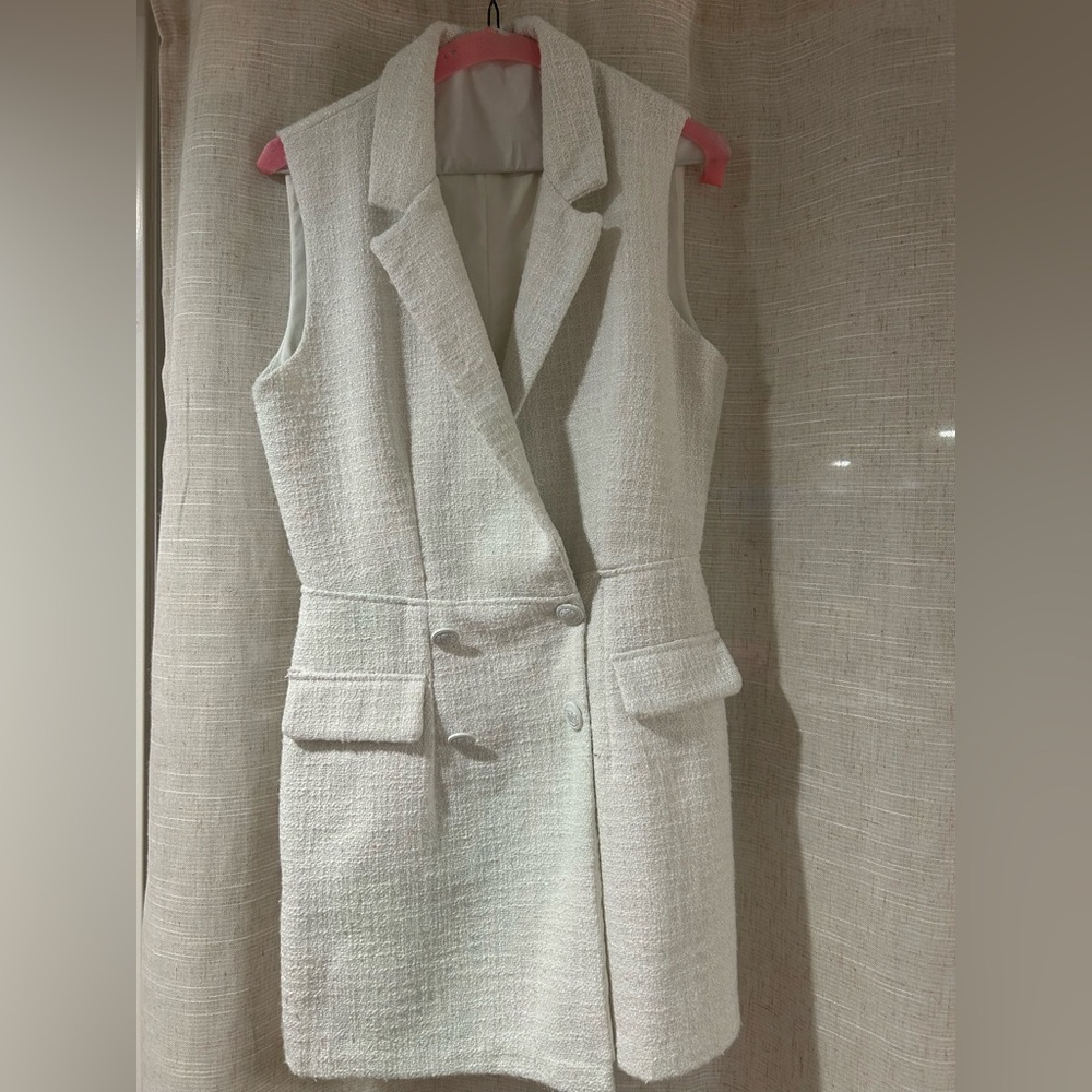 Steve Madden Ivory Vest romper